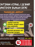 Hentikan Viral / Sebar Insiden Bunuh Diri